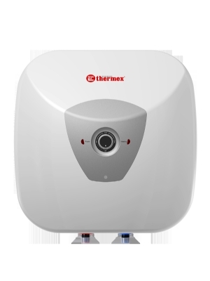 Moderne 10 liter bovenbouw boiler, 1500 Watt, aansluitingen aan de onderzijde