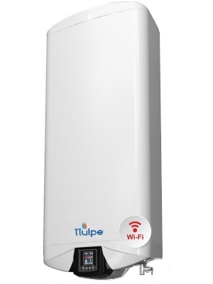 Horizontaal of verticaal, 3300 Watt (2.1 kW + 1.2 kW) smart boiler met zeer uitgebreide functies, 80 liter incl. Wi-Fi voor besturing met uw smart phone