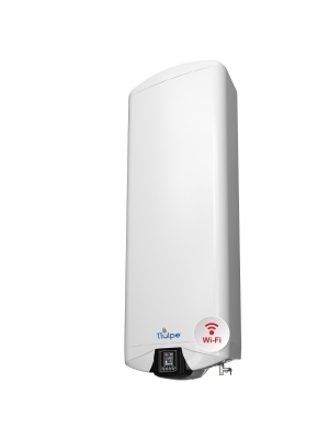 Horizontaal of verticaal, 3300 Watt (2.1 kW + 1.2 kW) smart boiler met zeer uitgebreide functies, 100 liter