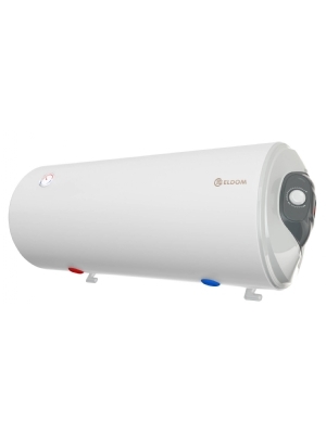 120 liter boiler voor horizontale wandmontage. Wateraansluitingen aan de onderzijde.
