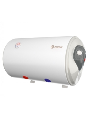 80 liter boiler met aansluitingen onder, bediening rechts