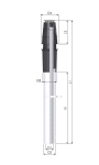 Concentrische vertikale afvoerpijp 60/100 mm | KIIP-BV.nl