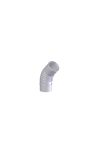 Alu plooibocht 45gr 130mm tbv TTulpe Indoor B-14 NEN-7203 blank | KIIP-BV.nl